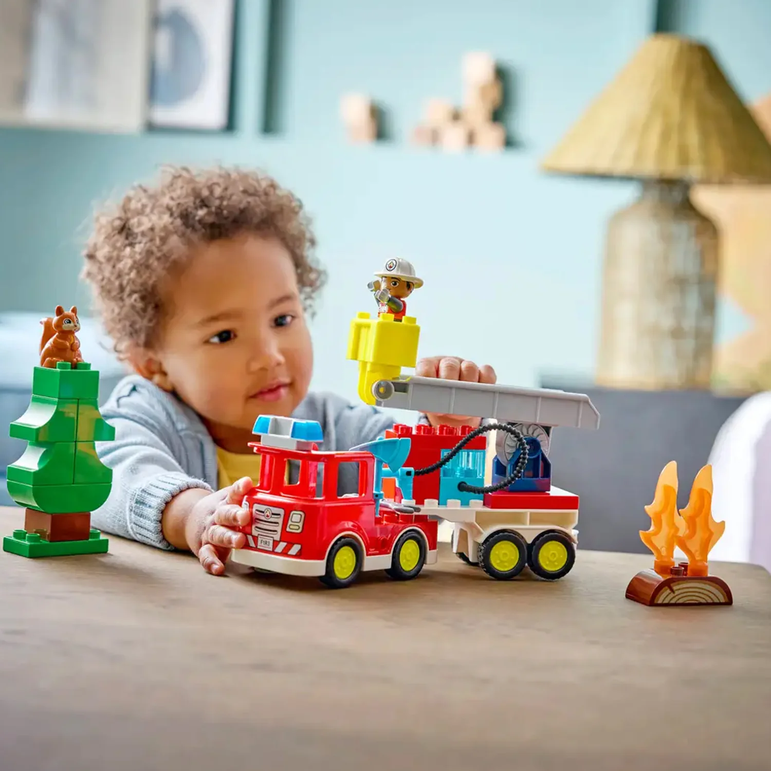 LEGO® DUPLO® Town Fire Truck with Hose and Firefighter