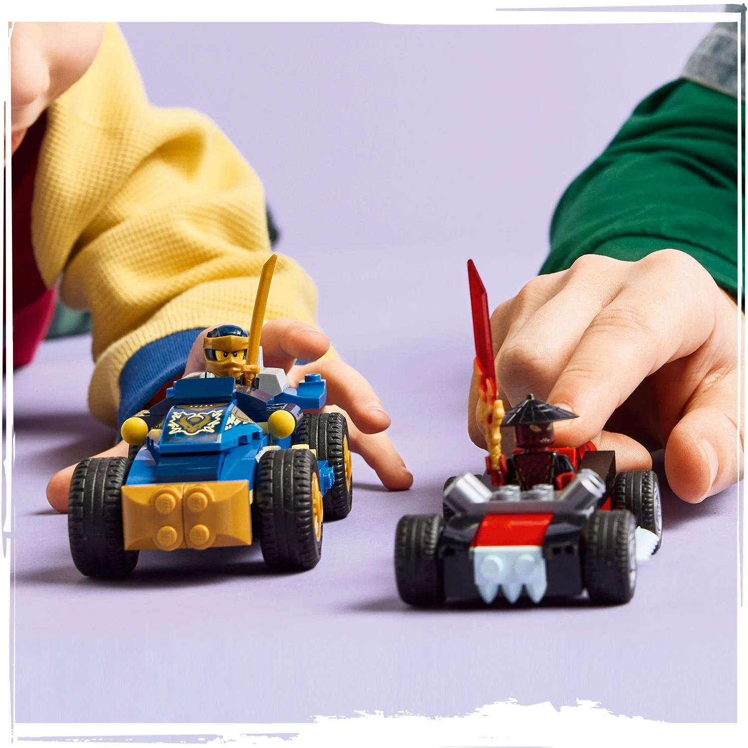 LEGO® NINJAGO® Rogue vs. Drix Race Car Duel