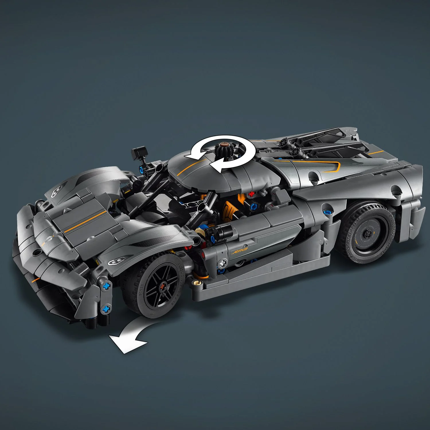 LEGO® Technic™ Koenigsegg Jesko Absolut Grey Hypercar
