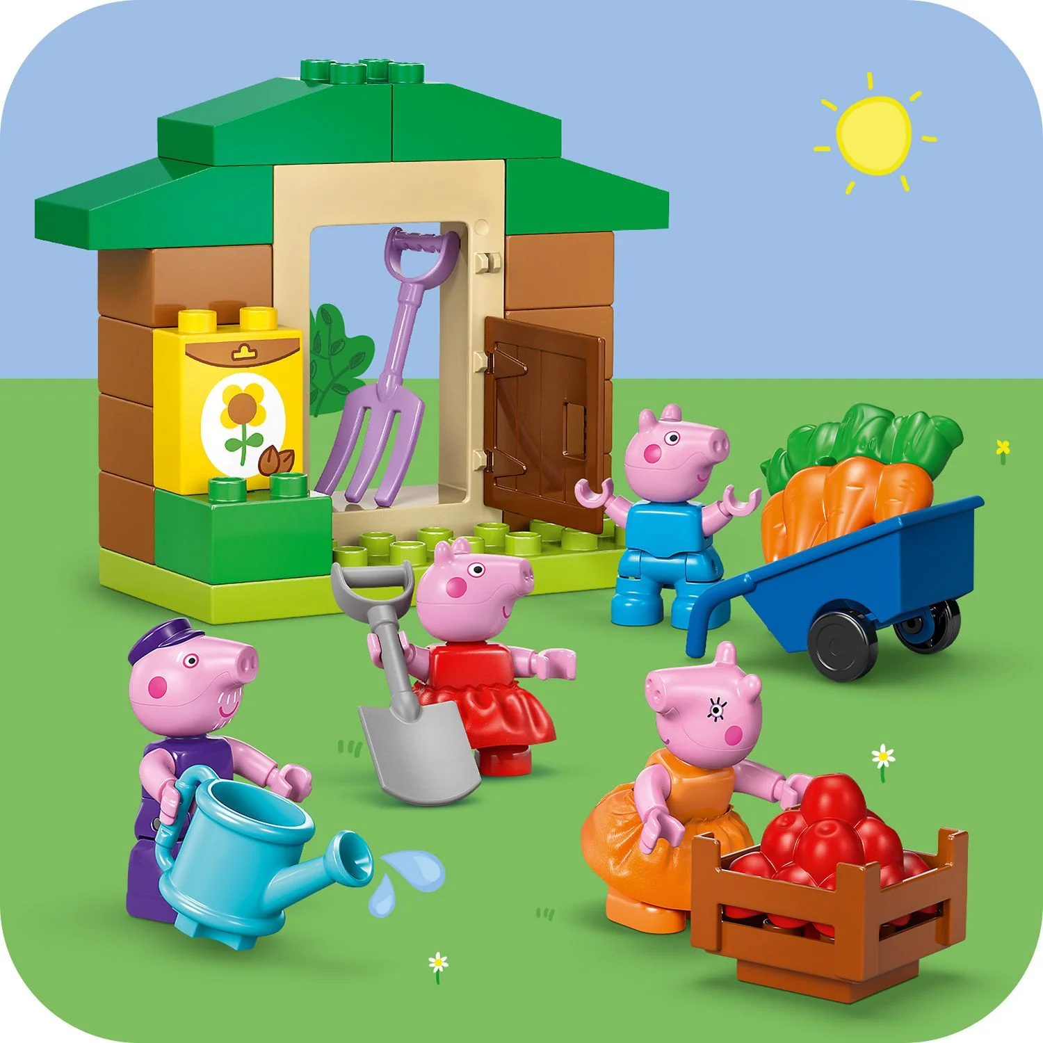 LEGO® DUPLO™ Grandpa Pig's Garden and Greenhouse