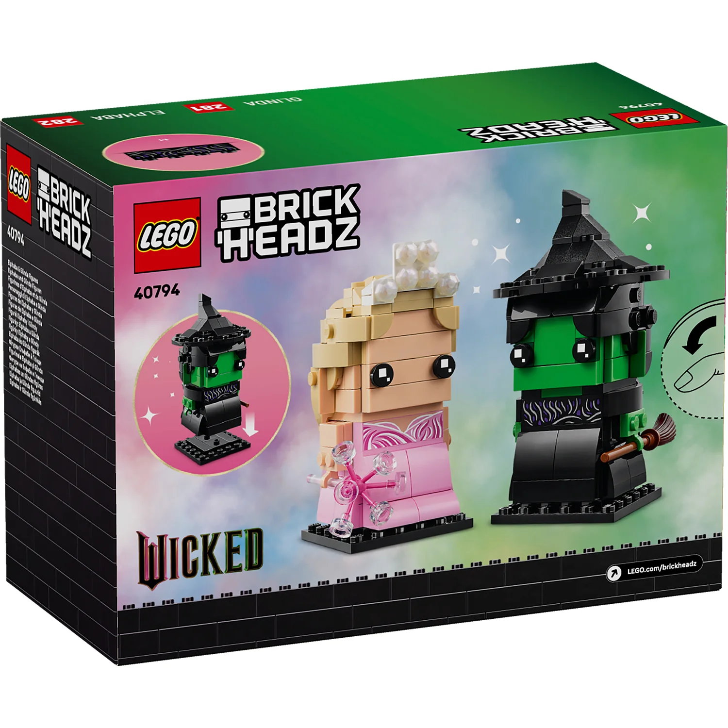 LEGO® BrickHeadz™ Elphaba & Glinda Figures
