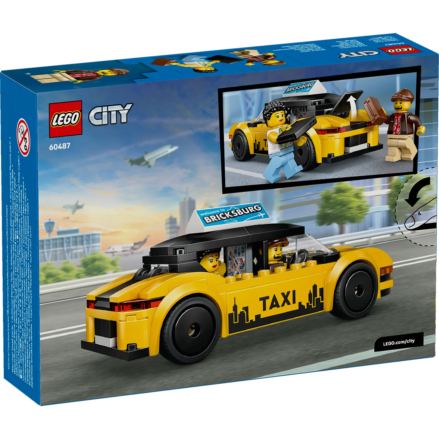 LEGO® City Yellow Taxi