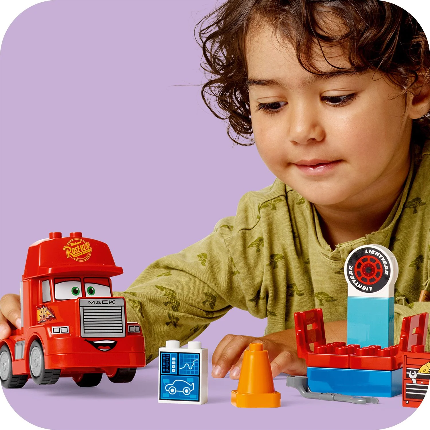 LEGO® DUPLO™ Mack at the Race