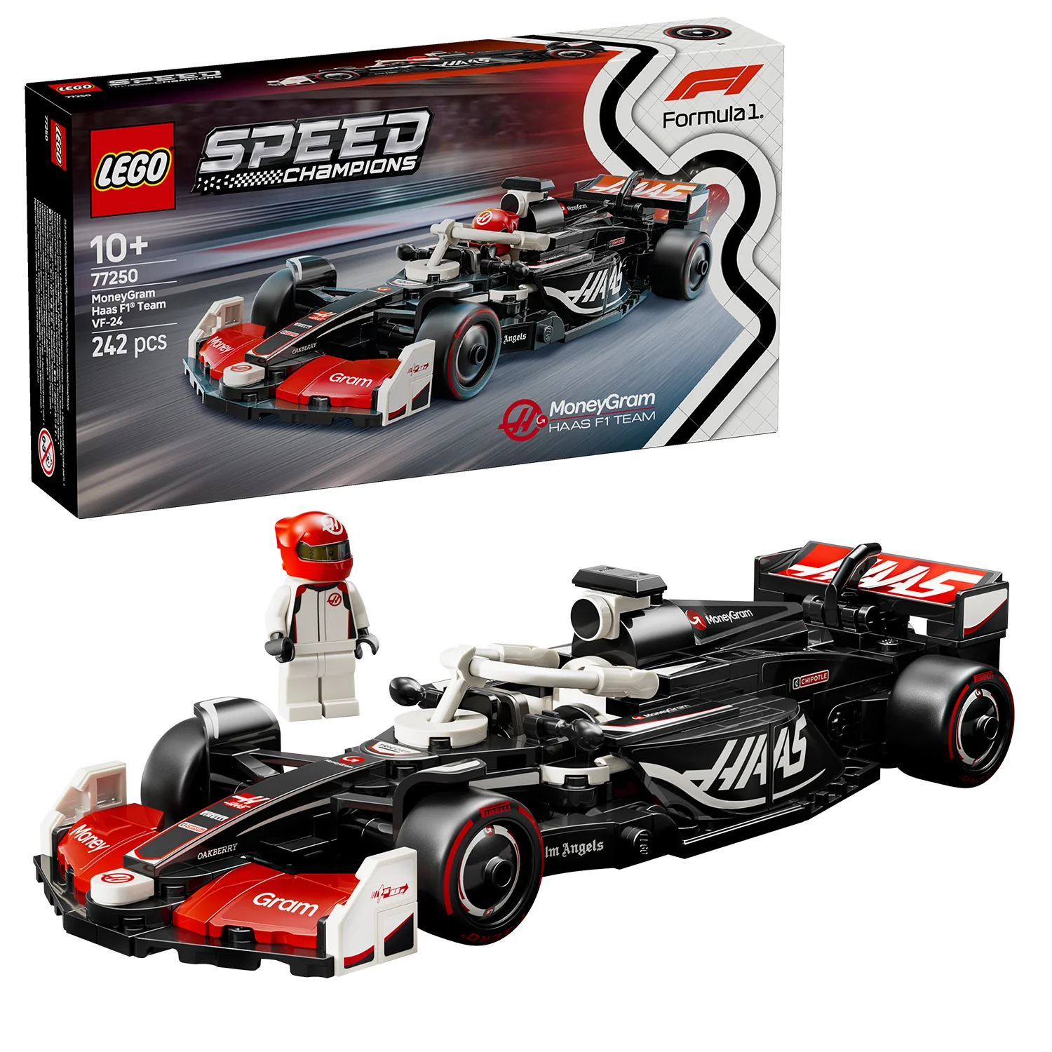 LEGO® Speed Champions MoneyGram Haas F1® Team VF-24 Race Car