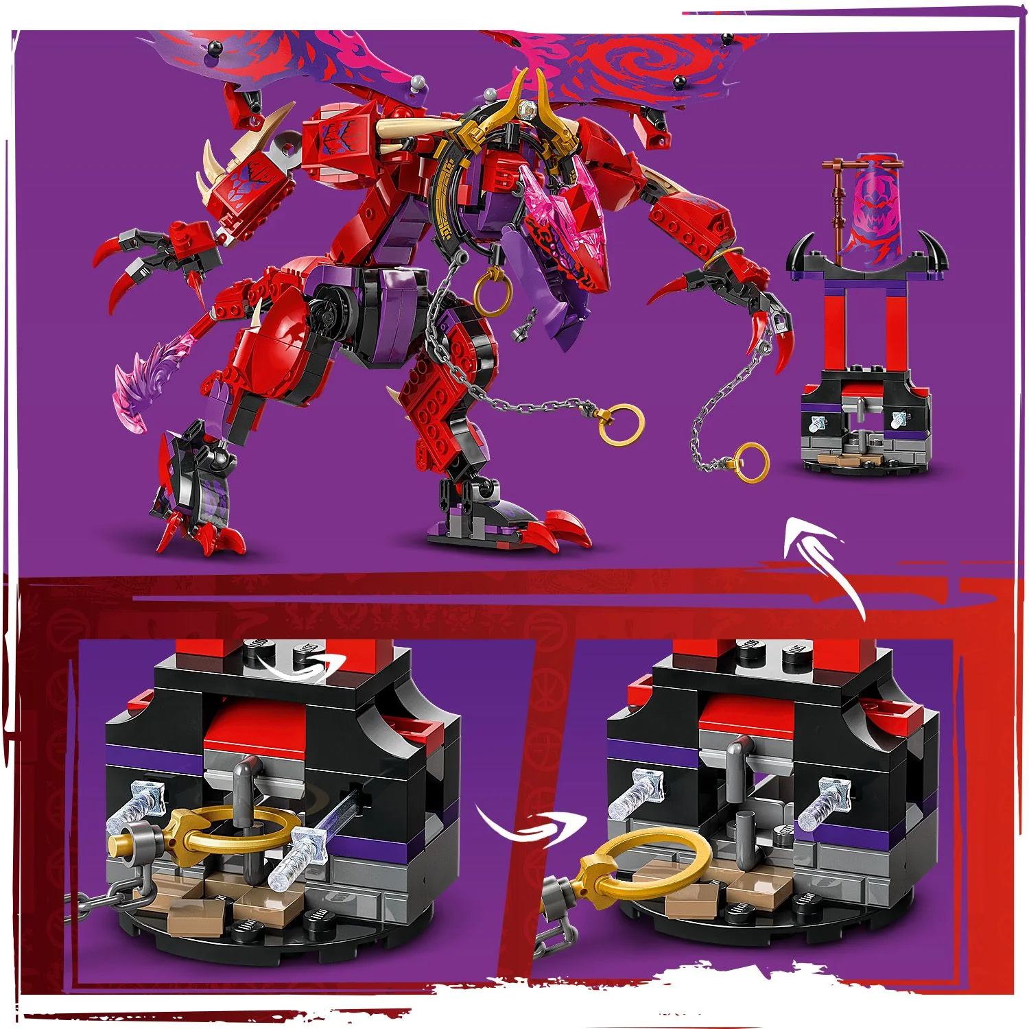 LEGO® NINJAGO® Thunderfang Dragon of Chaos