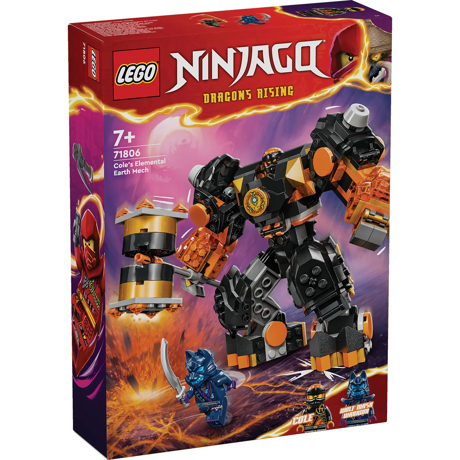 LEGO® NINJAGO® Cole’s Elemental Earth Mech