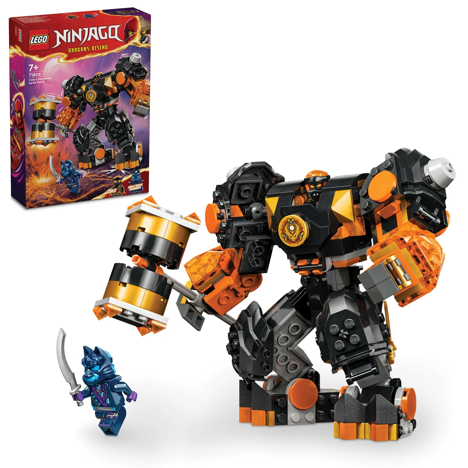 LEGO® NINJAGO® Cole’s Elemental Earth Mech