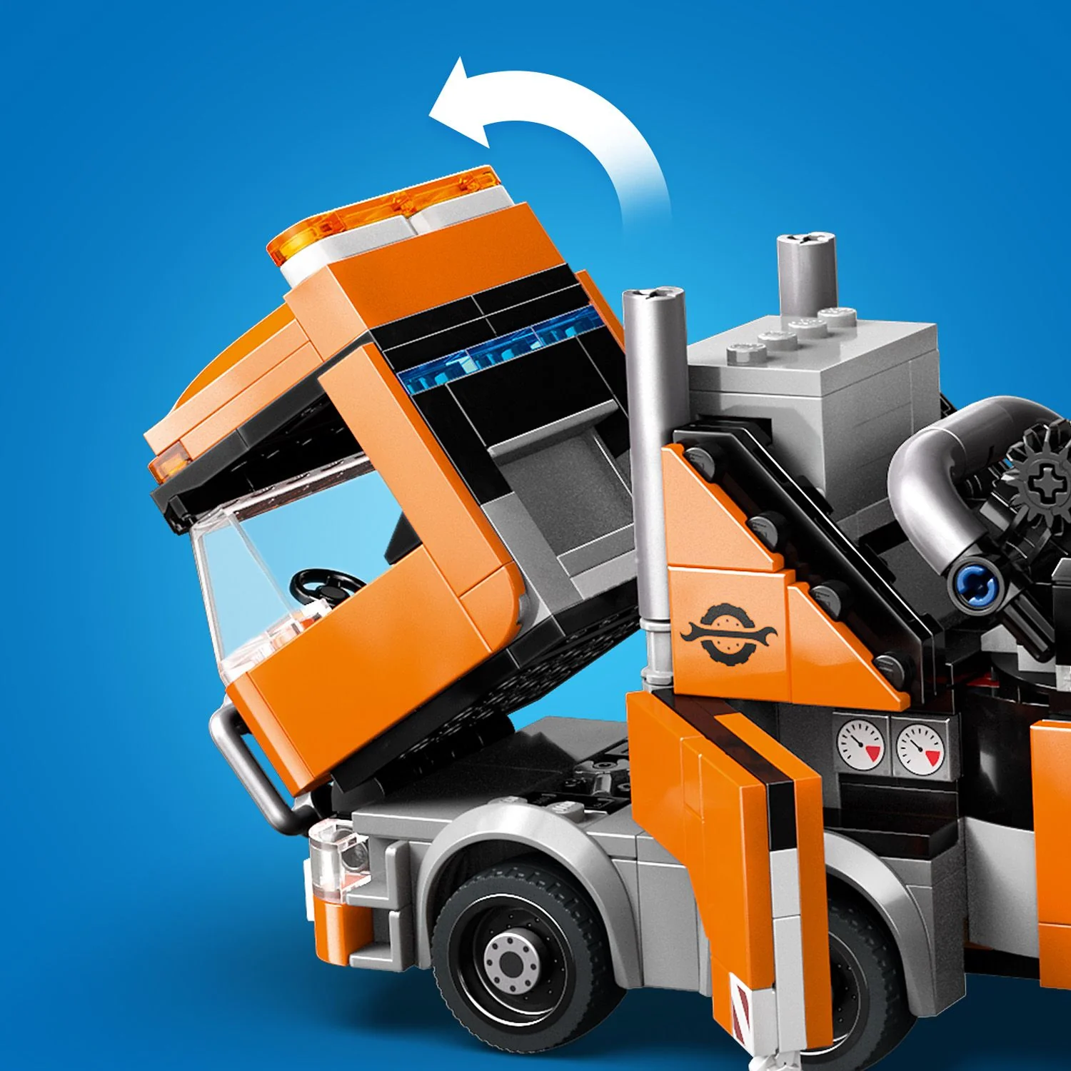 LEGO® City Heavy-Duty Recovery Tow Truck with Crane