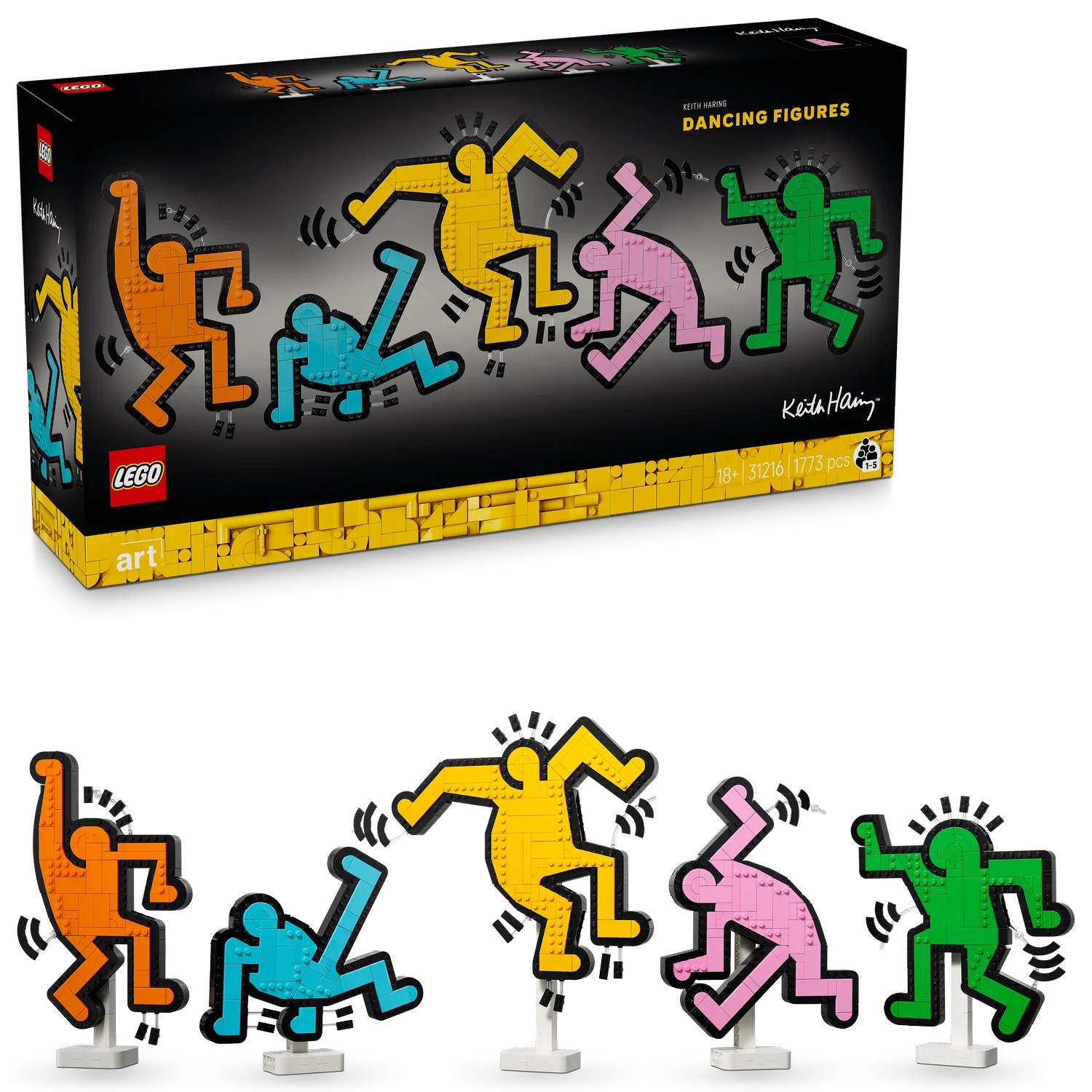 LEGO® Art Keith Haring – Dancing Figures