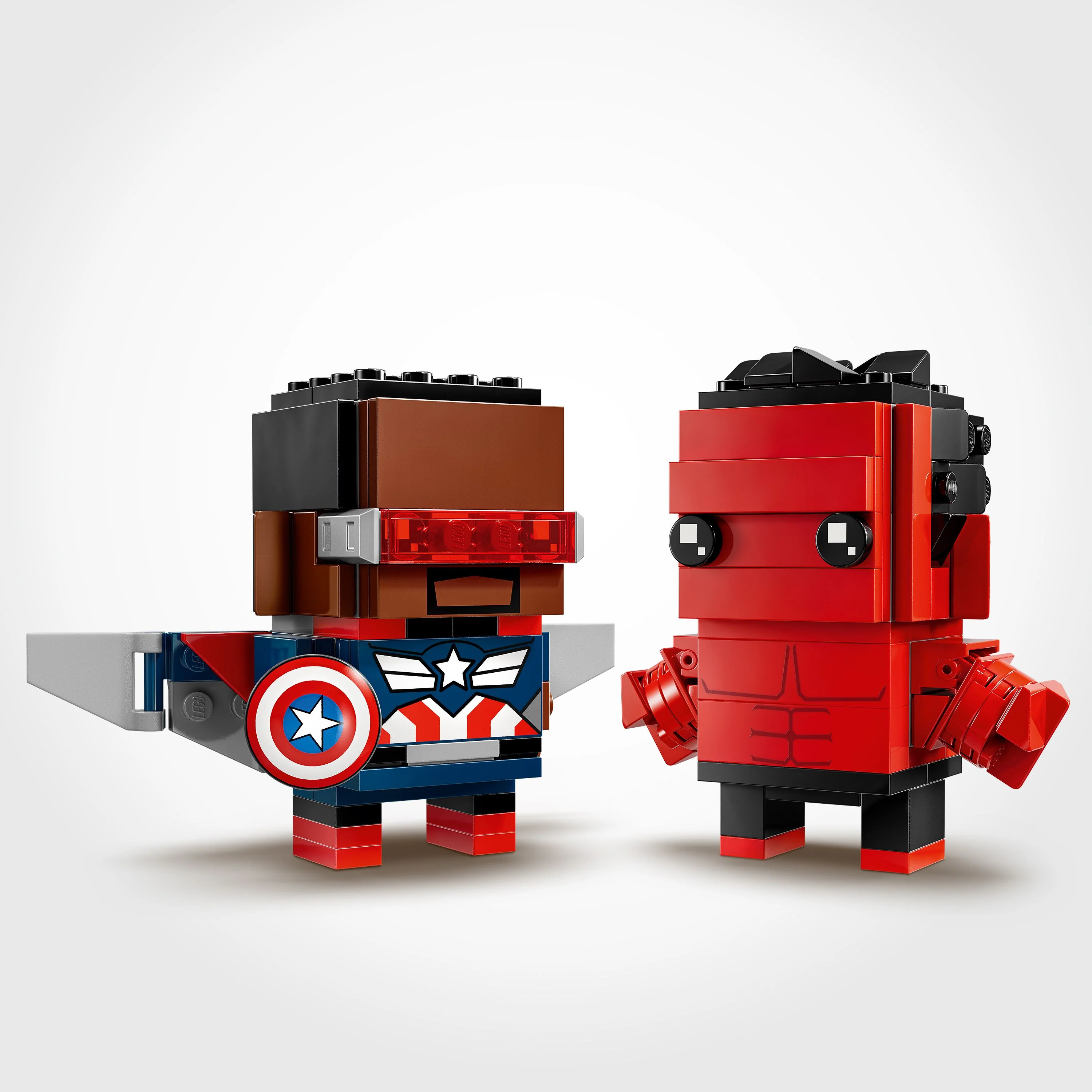 LEGO® BrickHeadz™ Captain America & Red Hulk Figures