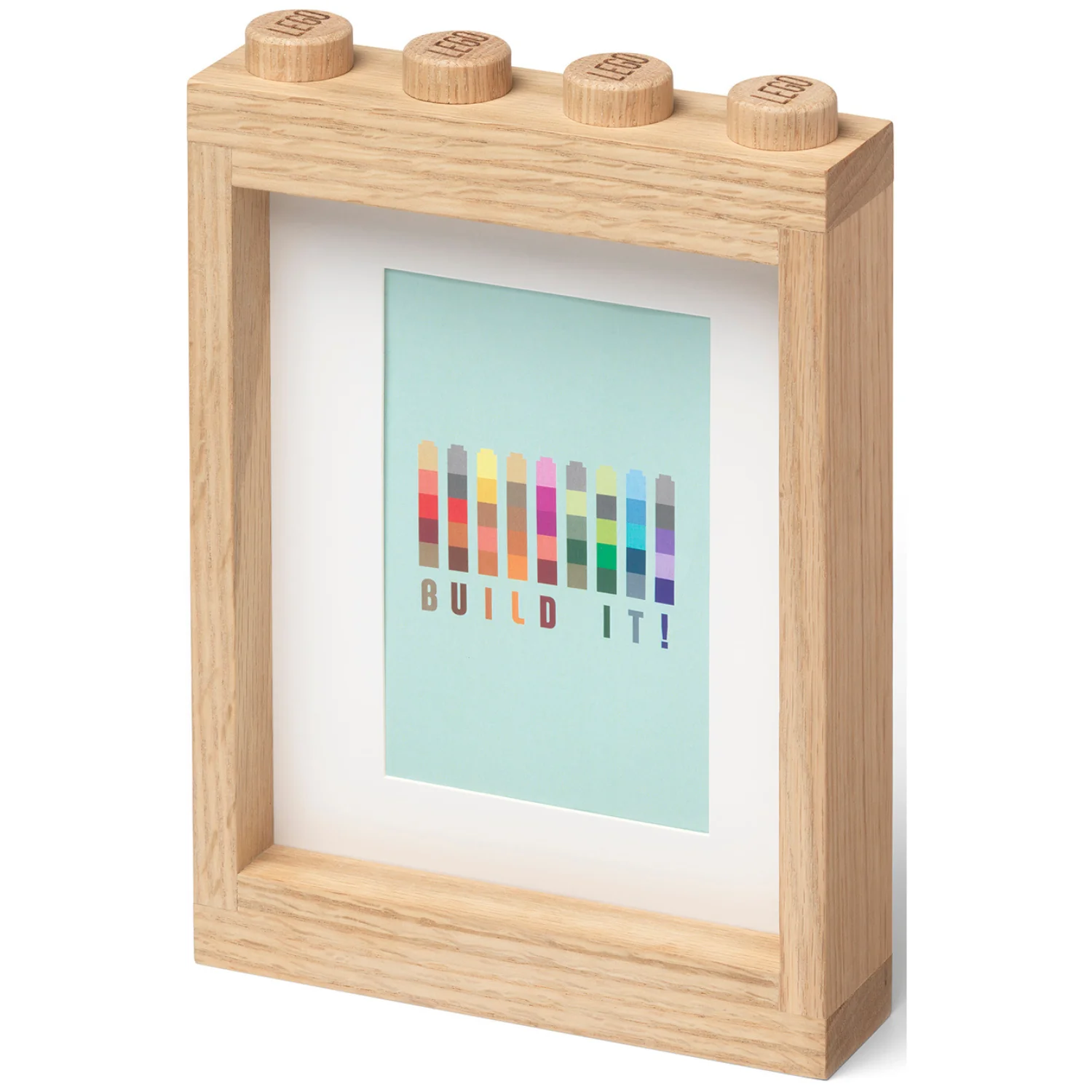 LEGO Wooden Picture Frame - Light Oak