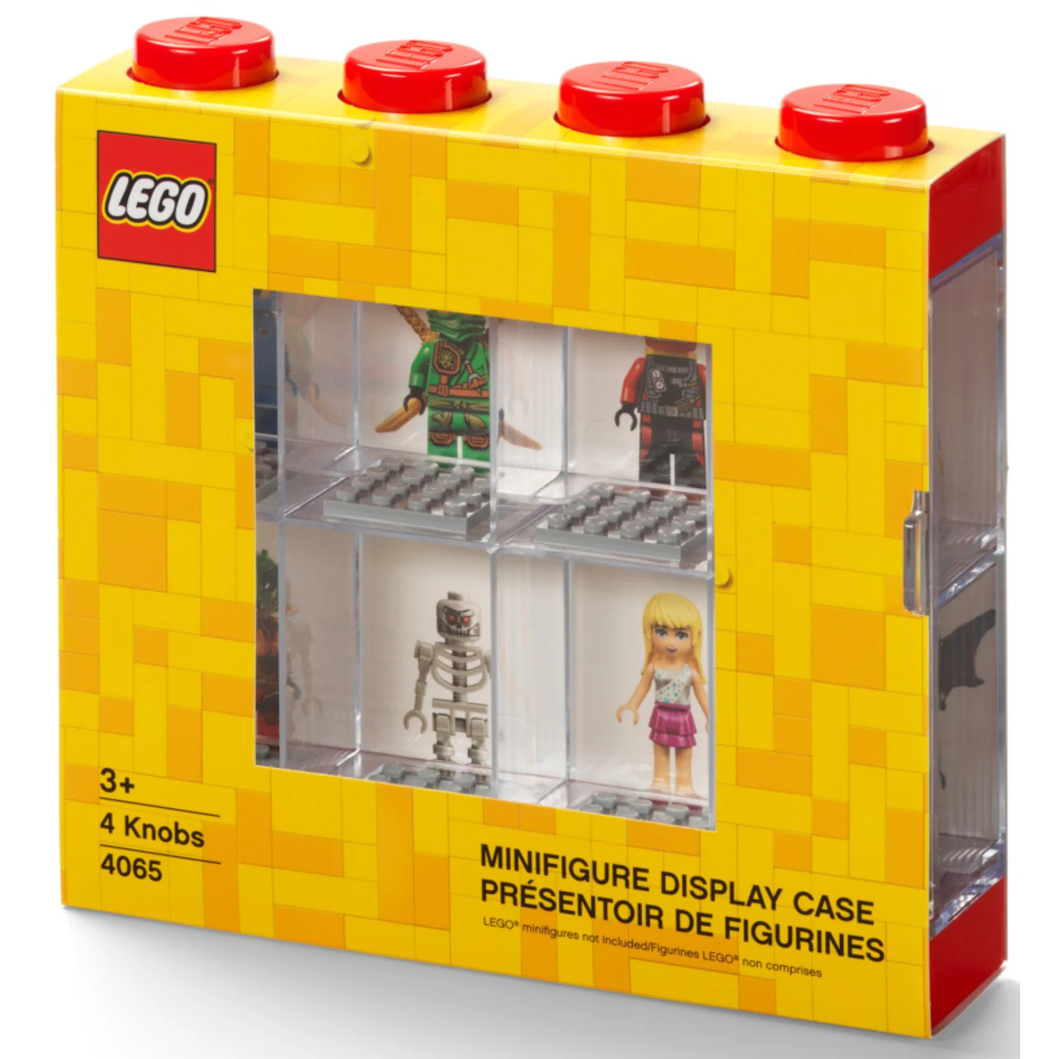 LEGO® 8-Minifigure Display Case - Red