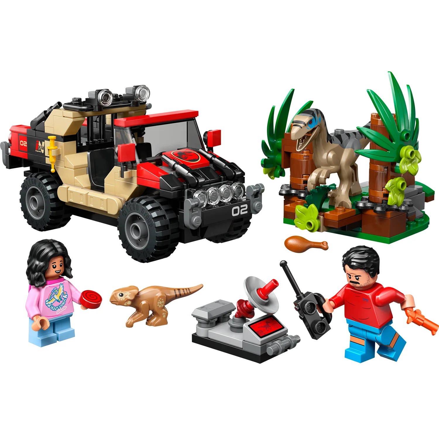 LEGO® Jurassic World Raptor Off-Road Escape