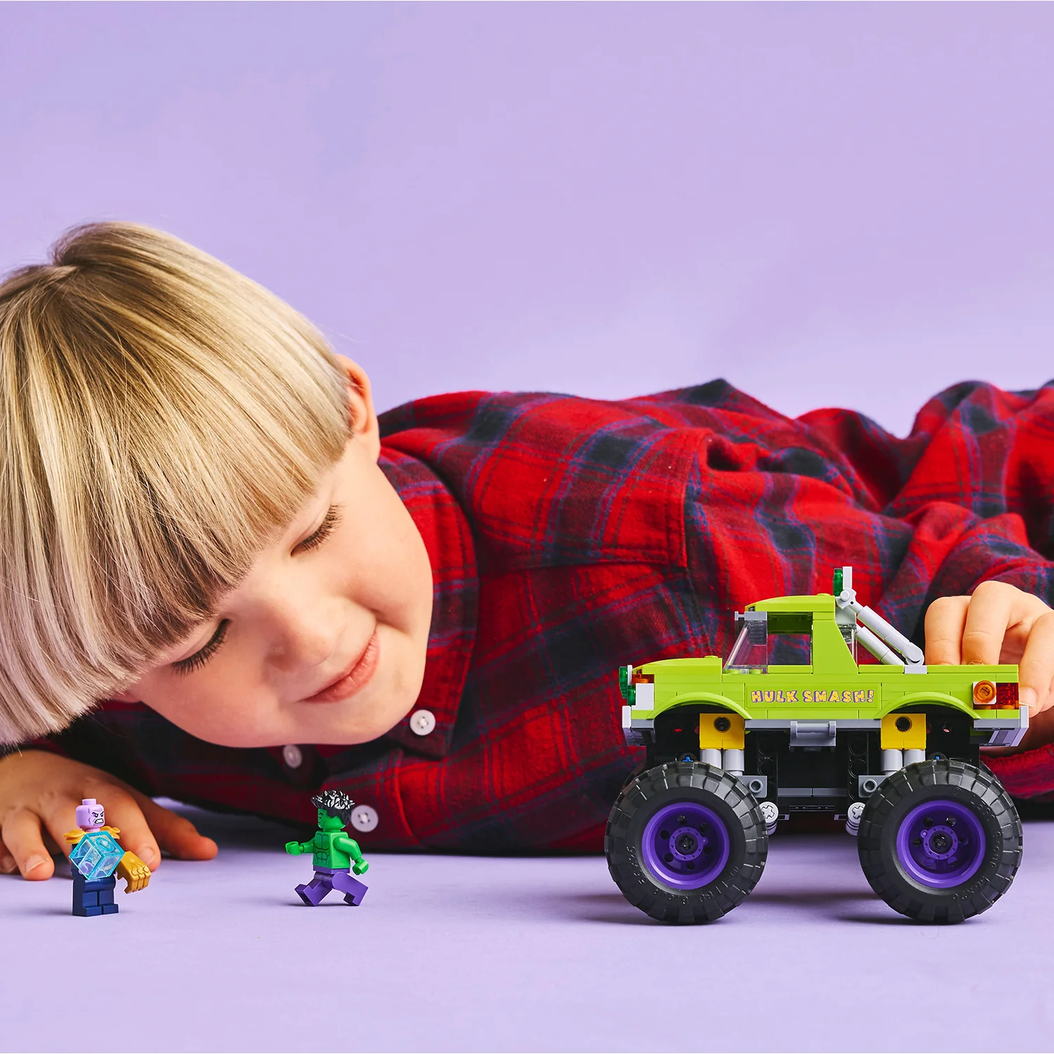 LEGO® Marvel The Hulk Truck vs. Thanos