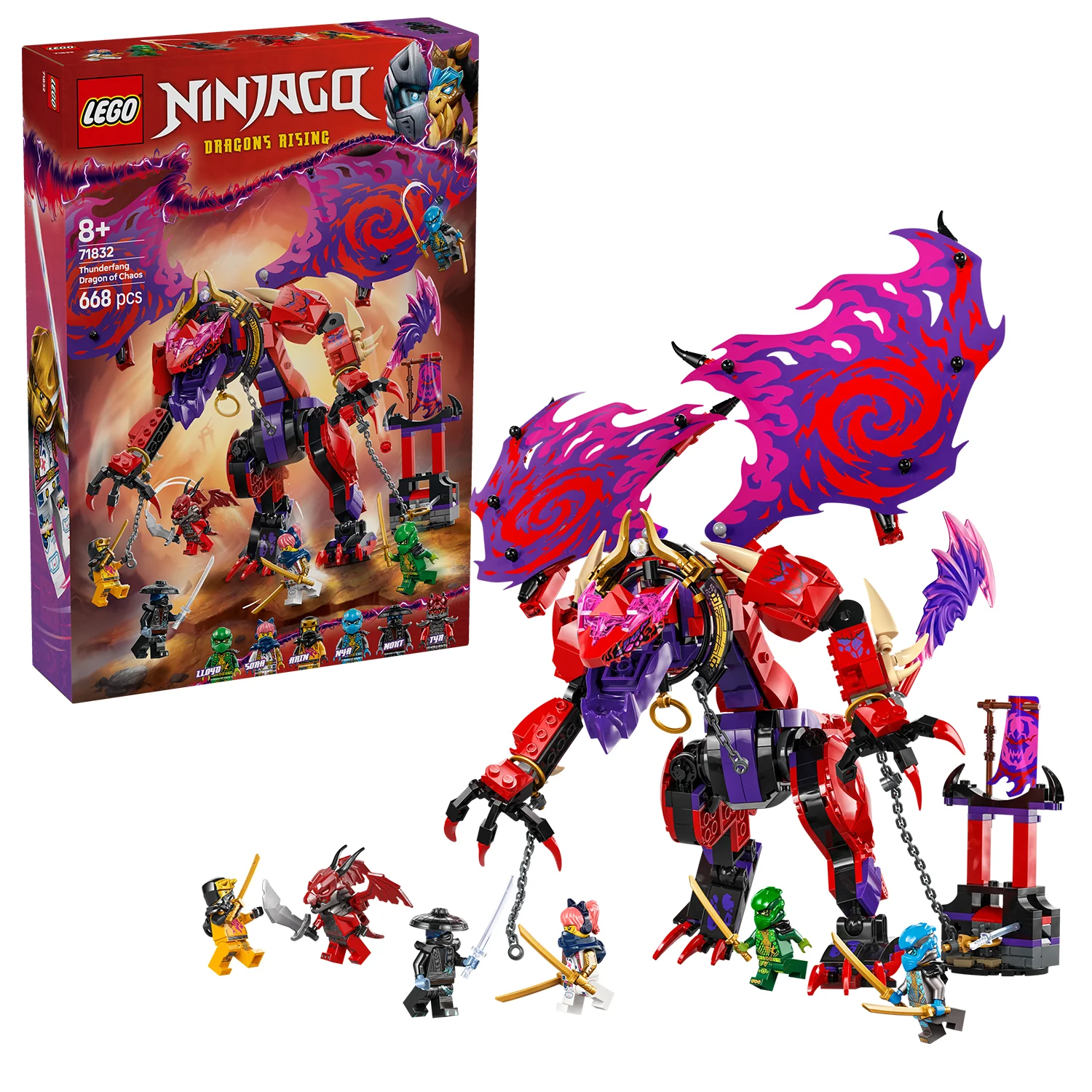 LEGO® NINJAGO® Thunderfang Dragon of Chaos