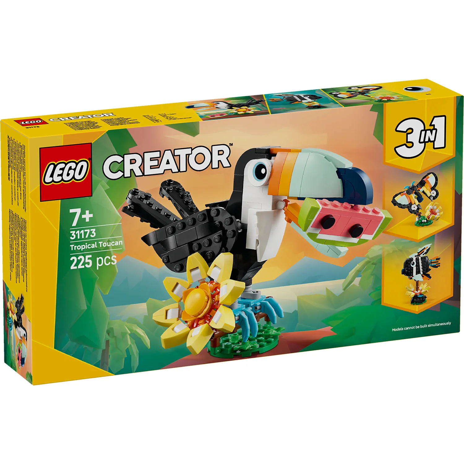 LEGO® Creator 3-in-1 Wild Animals: Tropical Toucan
