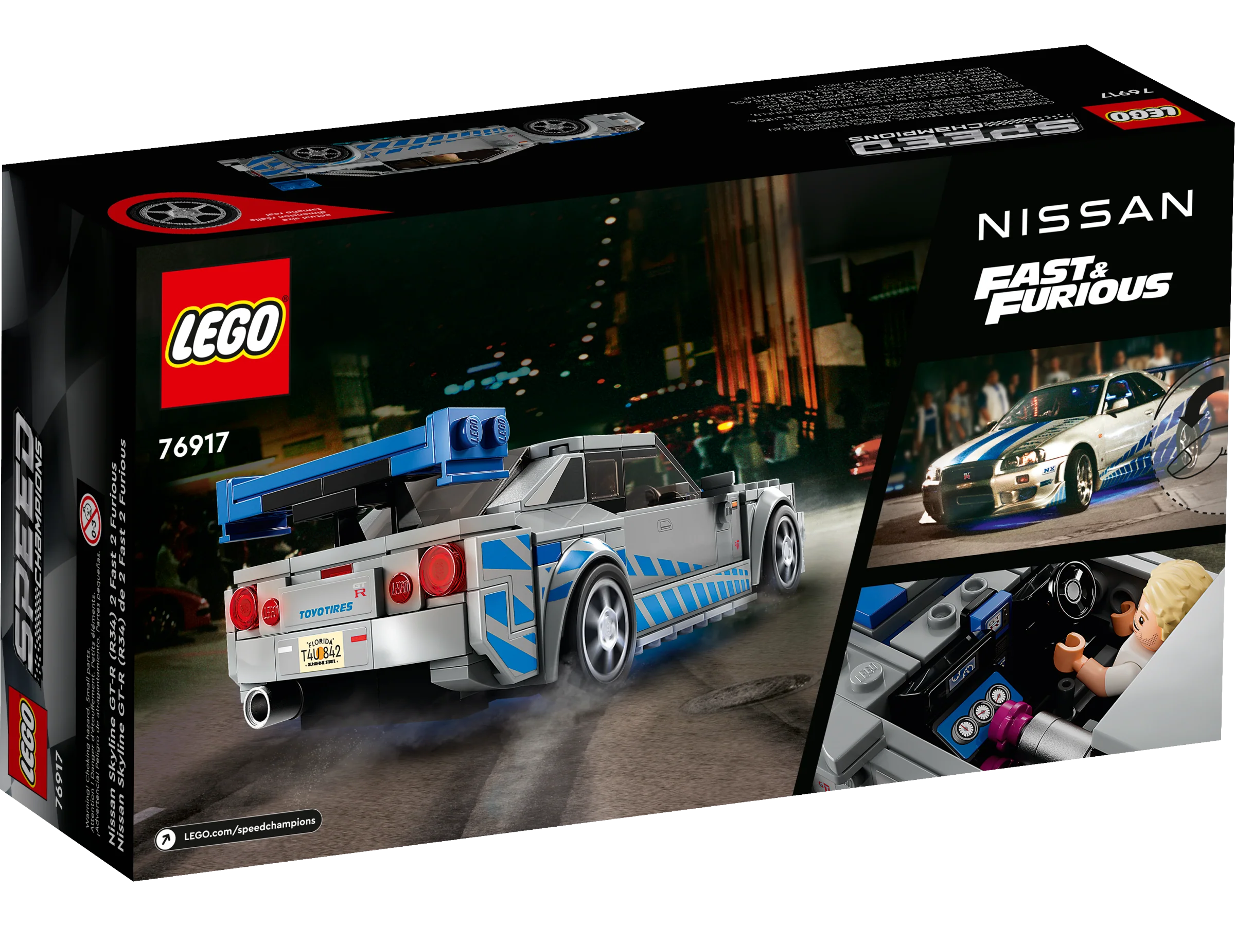 LEGO® Speed Champions Nissan Skyline GT-R (R34)