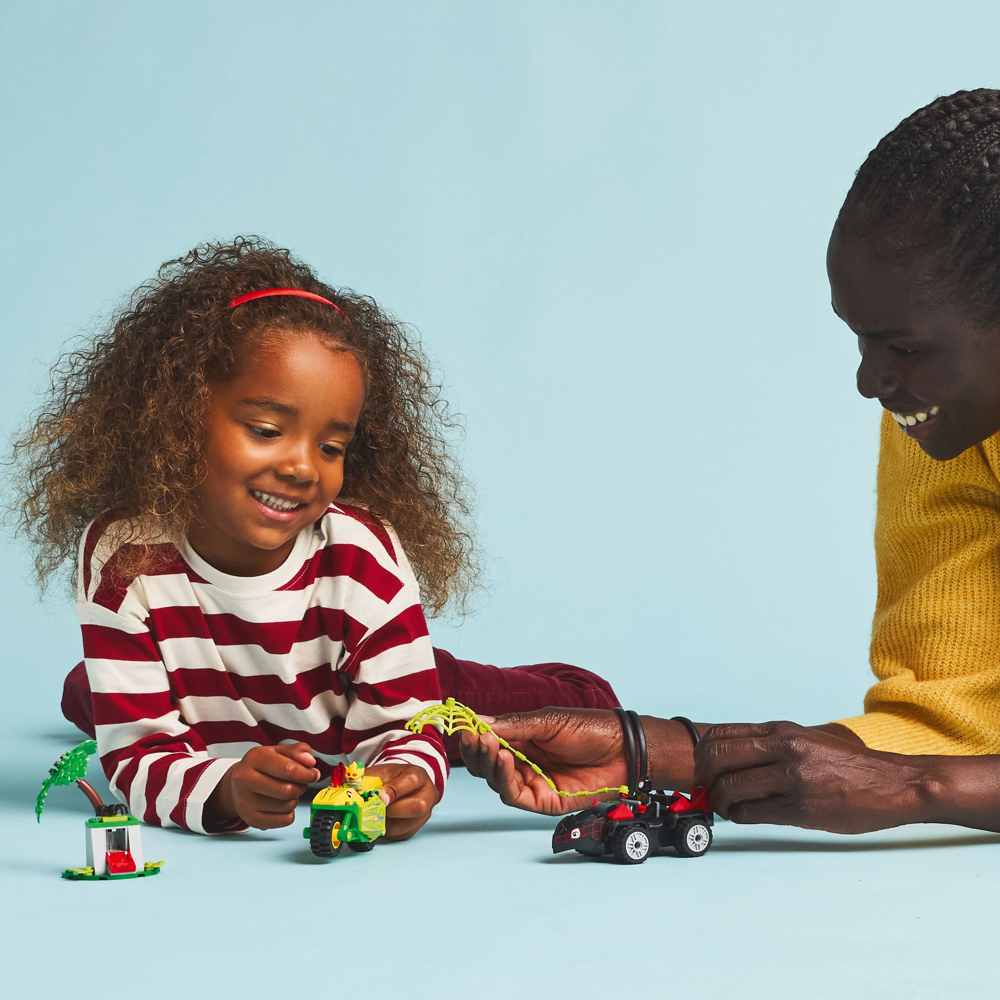 LEGO® Marvel Spidey And His Amazing Friends Spin and Electro Dinosaur Vehicle Chase