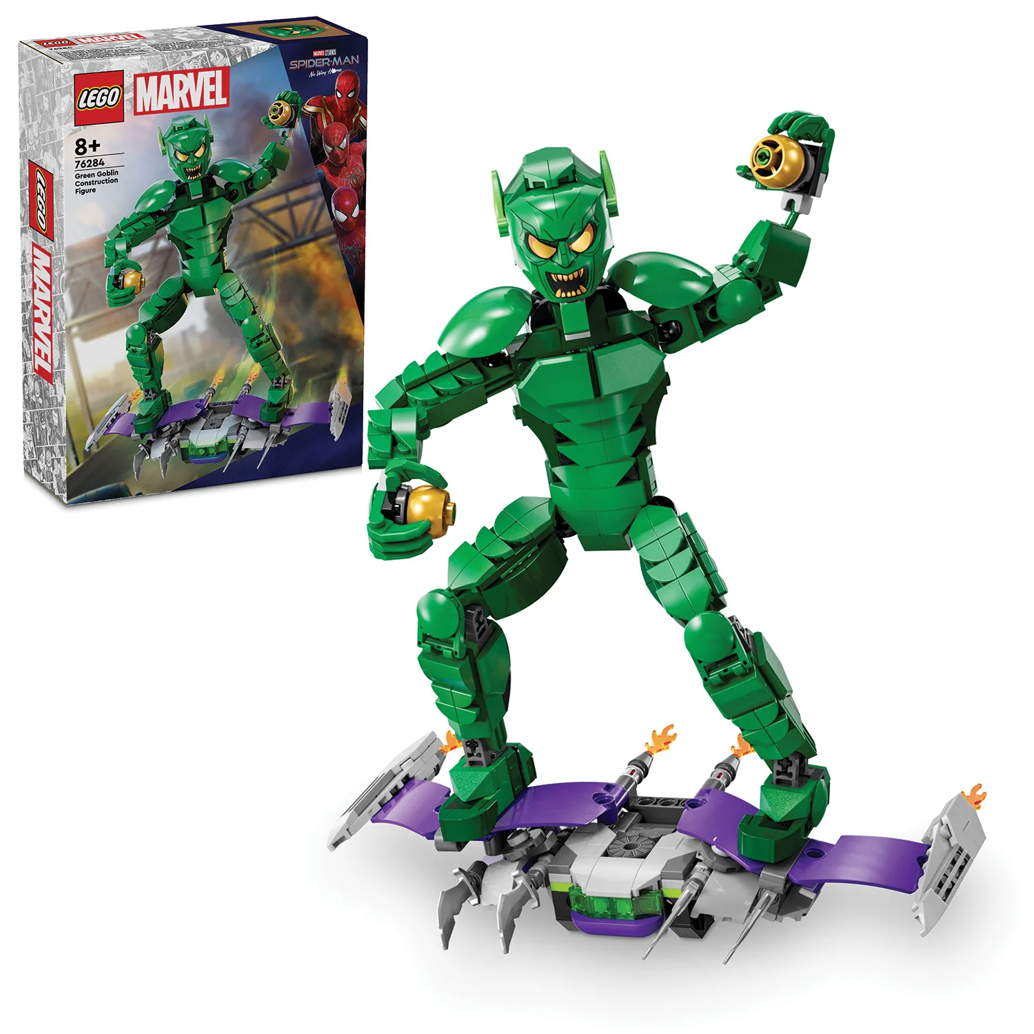 LEGO® Marvel Green Goblin Construction Figure