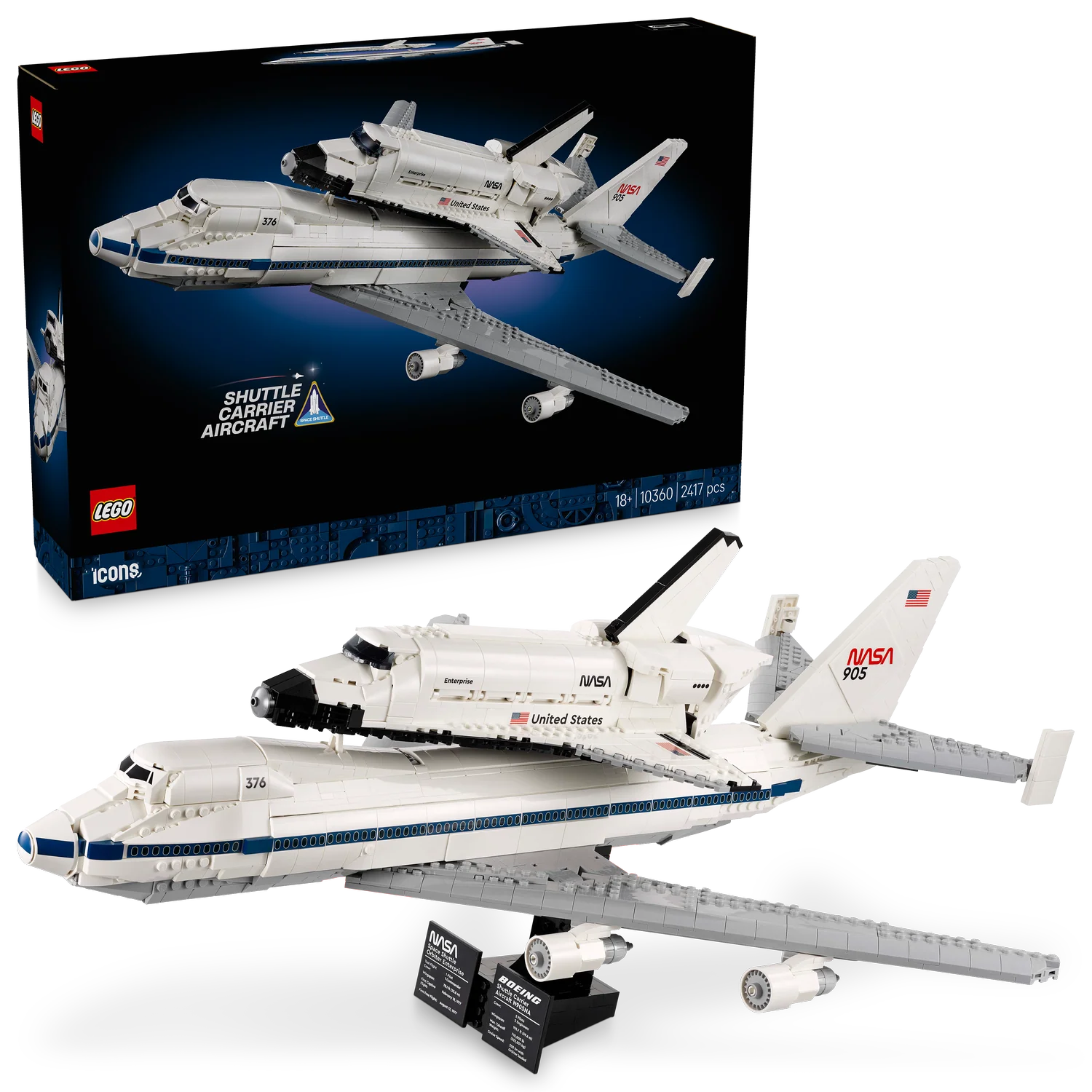 LEGO® ICONS™ Shuttle Carrier Aircraft