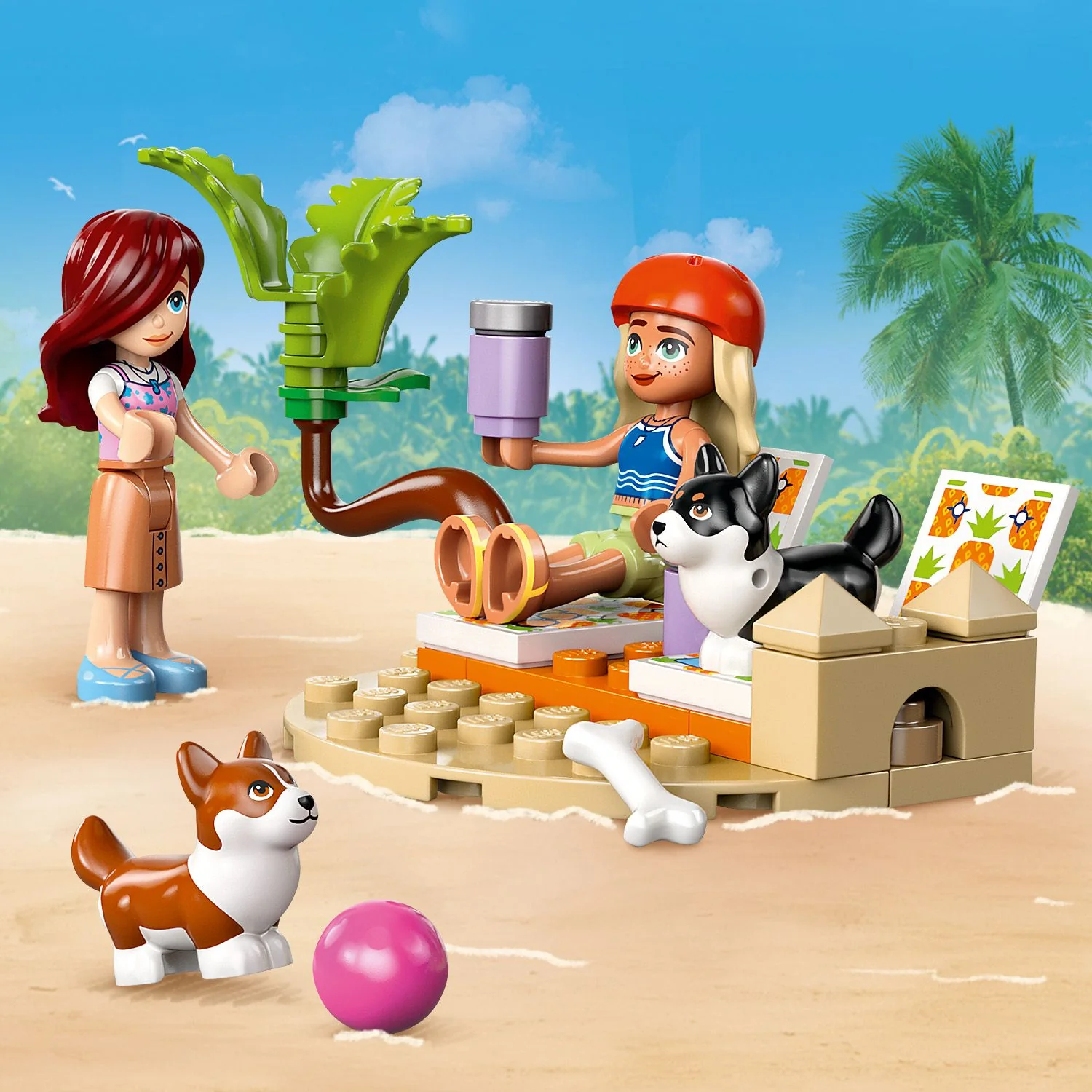 LEGO® Friends™ Surfing Dogs and Scooter Adventure