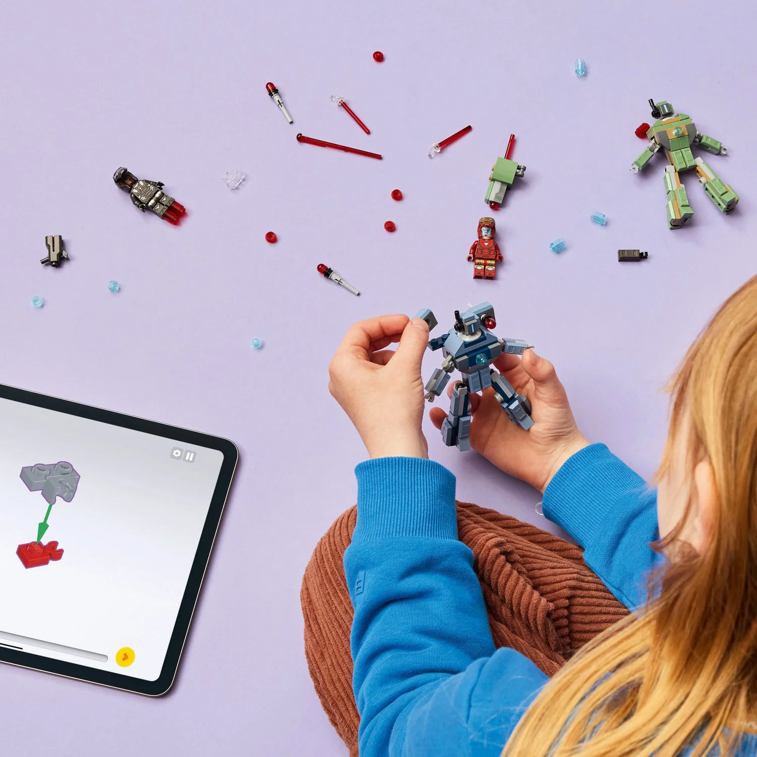 LEGO® Marvel Iron Man & War Machine vs. Hammer Drones