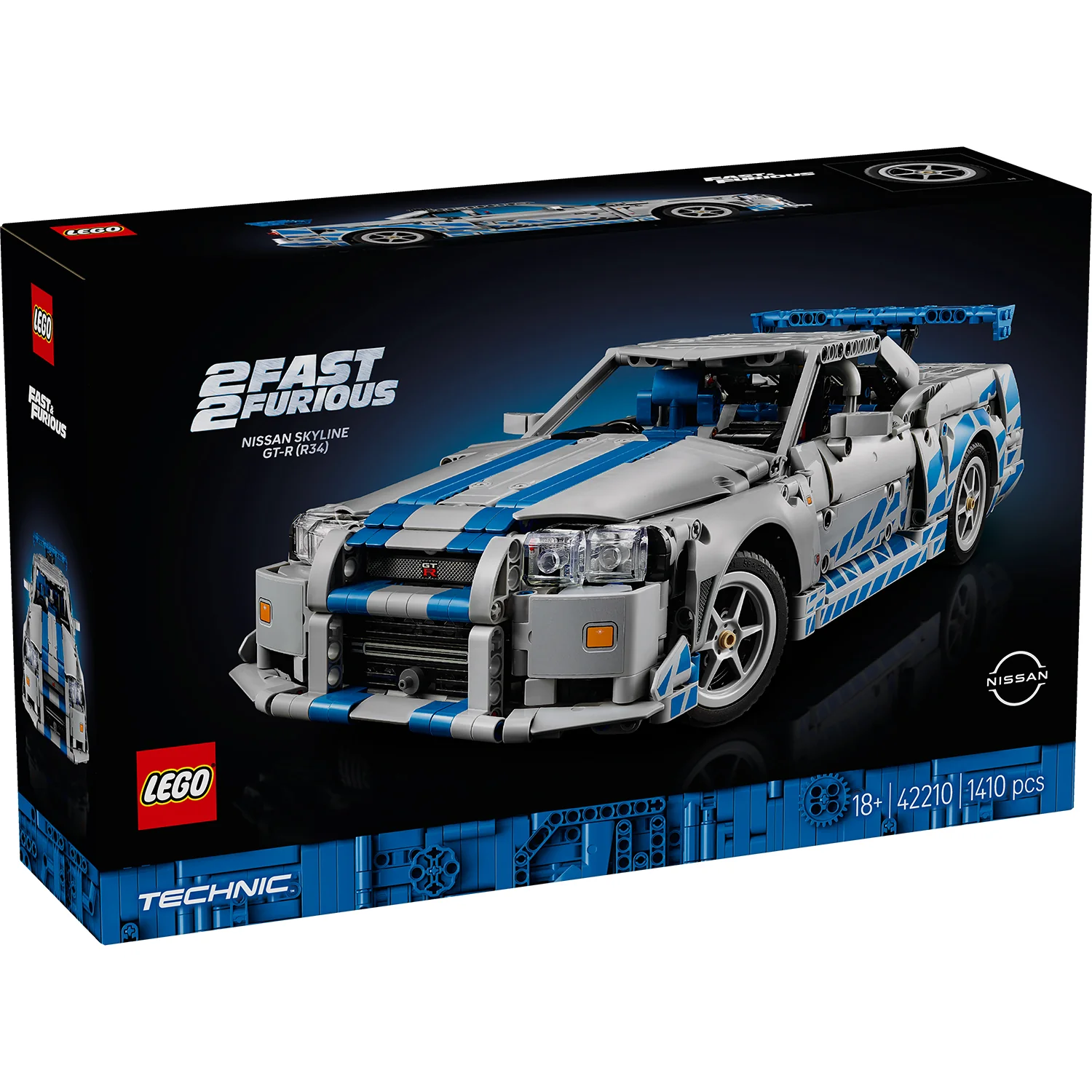 LEGO® Technic 2 Fast 2 Furious Nissan Skyline GT-R (R34) Car
