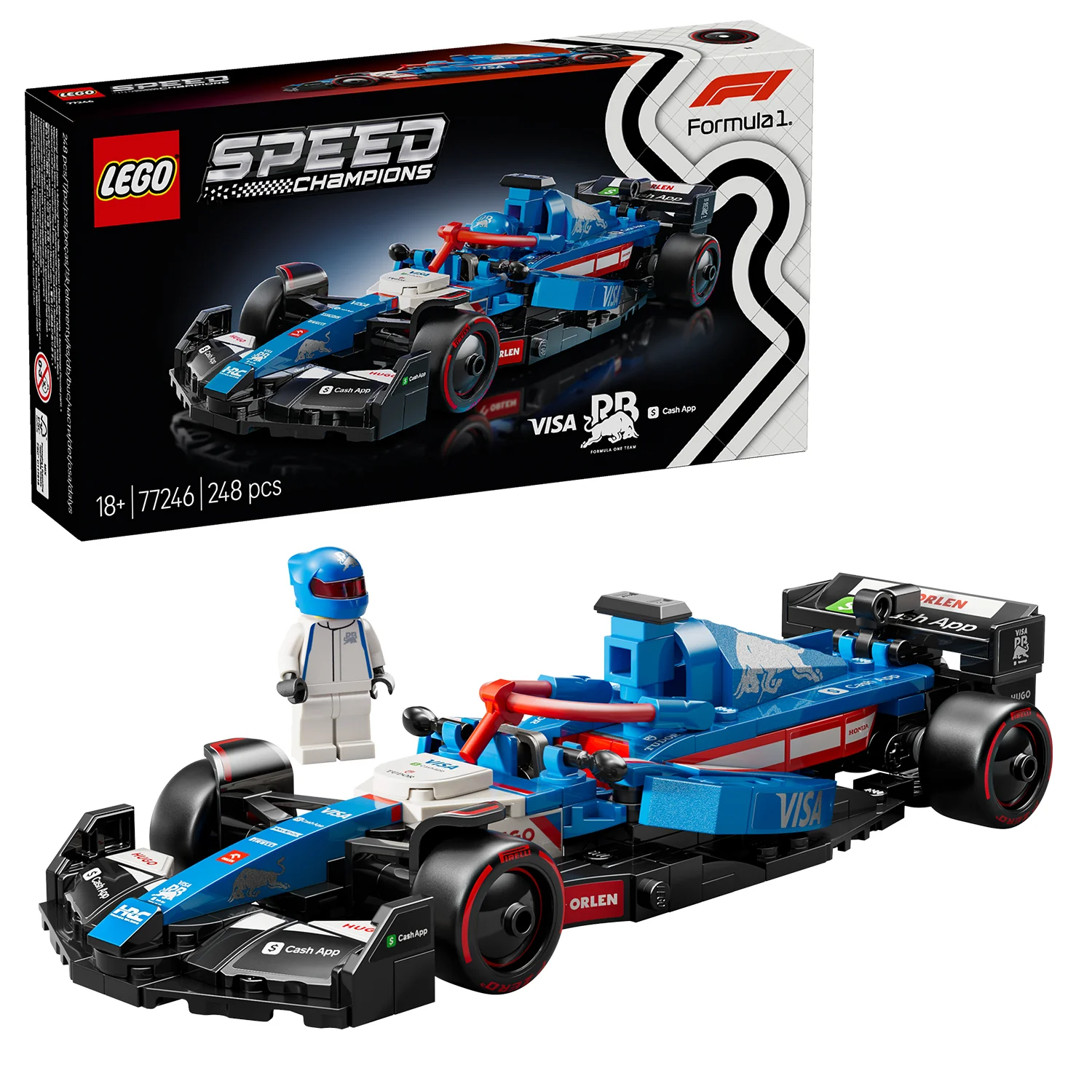 LEGO® Speed Champions - Visa Cash App RB VCARB 01 F1® Race Car
