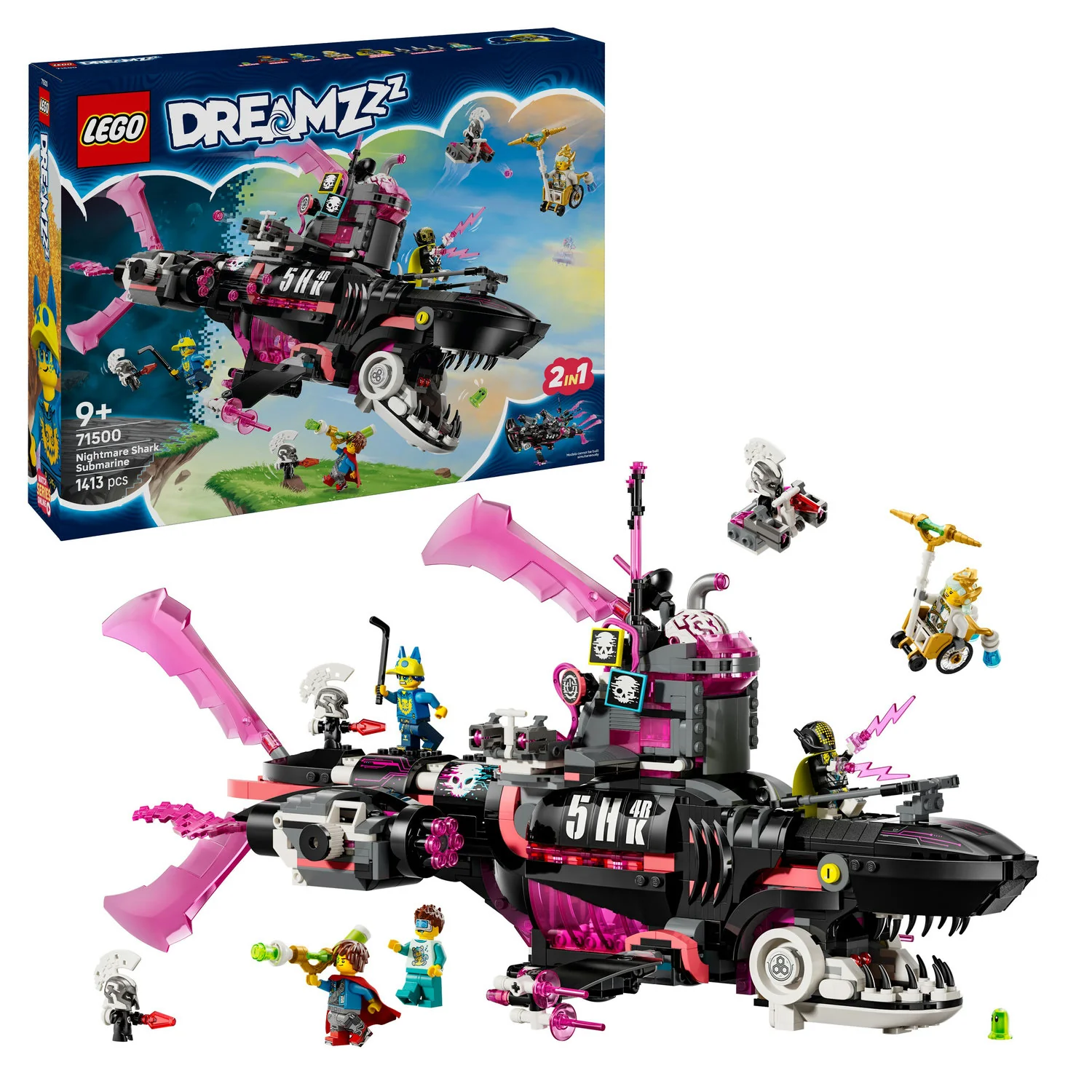 LEGO® DREAMZzz™ Nightmare Shark Submarine
