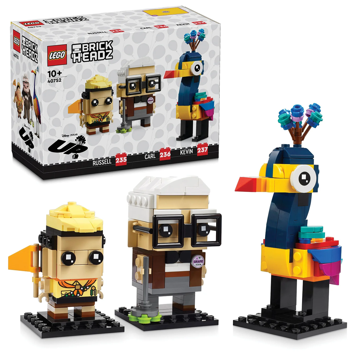 LEGO® BrickHeadz™ Carl, Russell & Kevin