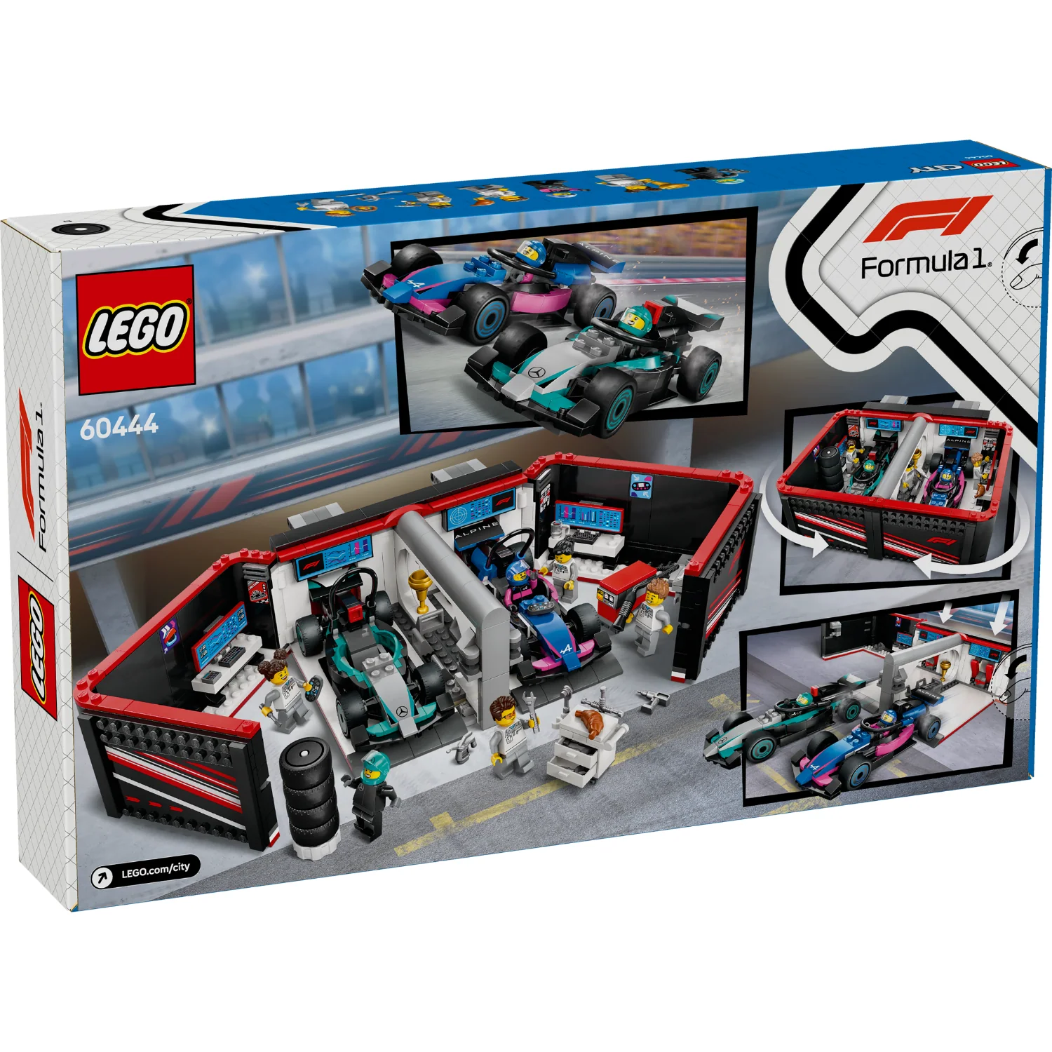 LEGO® City F1® Garage & Mercedes-AMG & Alpine Cars