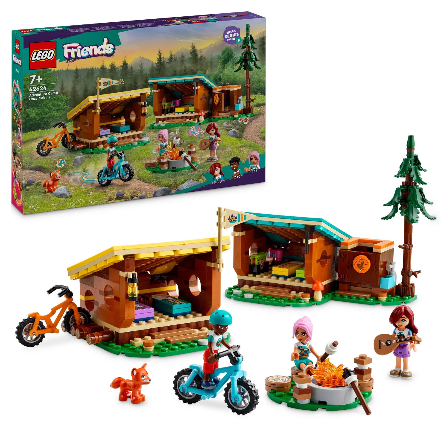 LEGO® Friends™ Adventure Camp Cosy Cabins