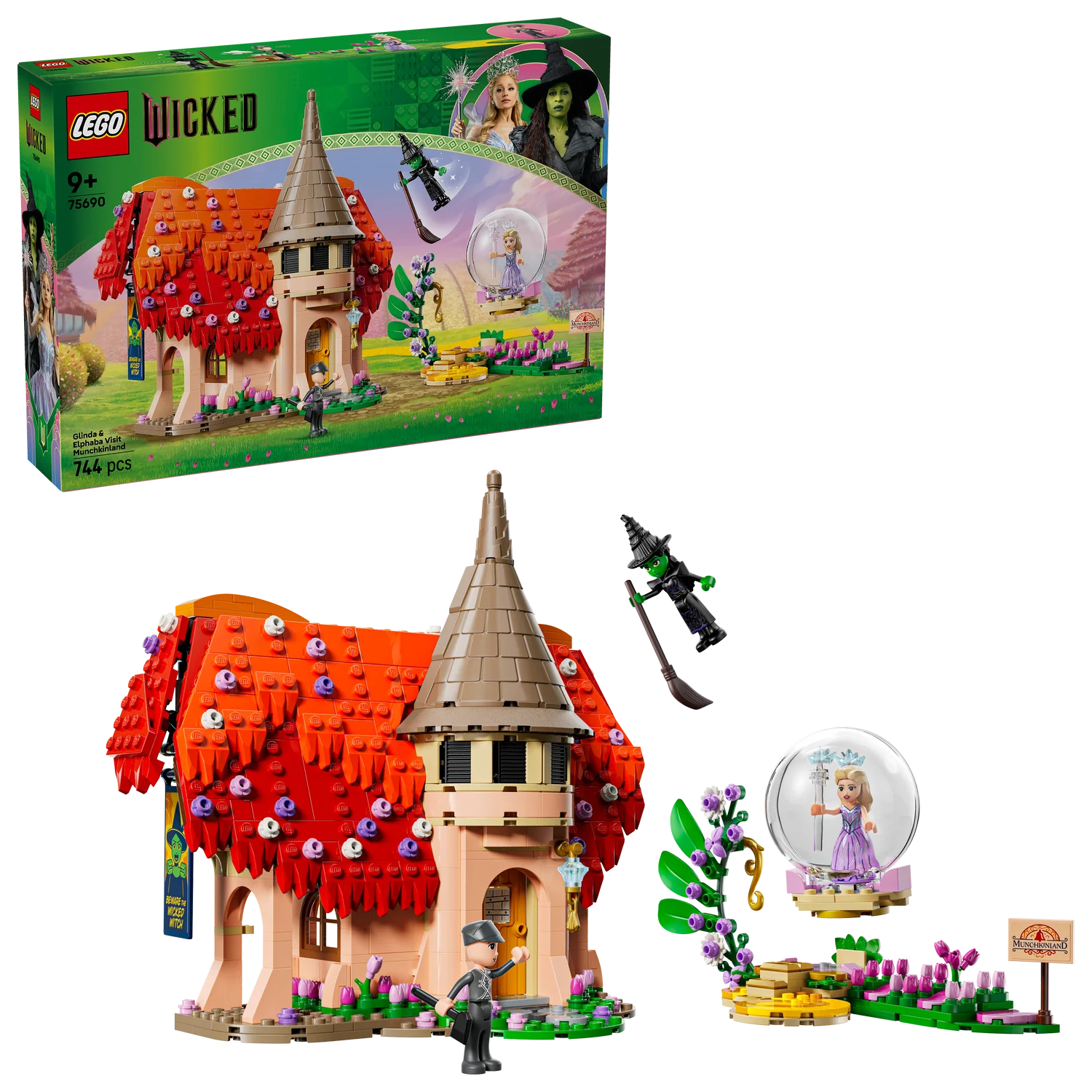 LEGO® Wicked Glinda & Elphaba Visit Munchkinland