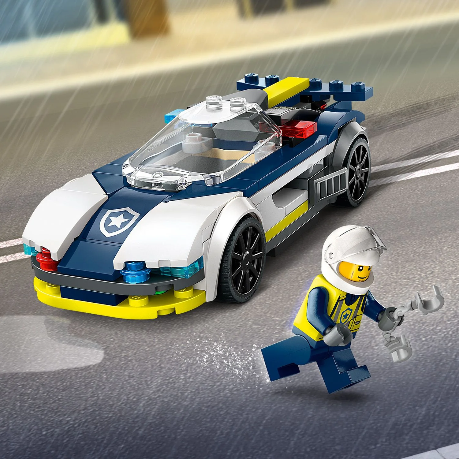 LEGO® City Police Car and Muscle Car Chase