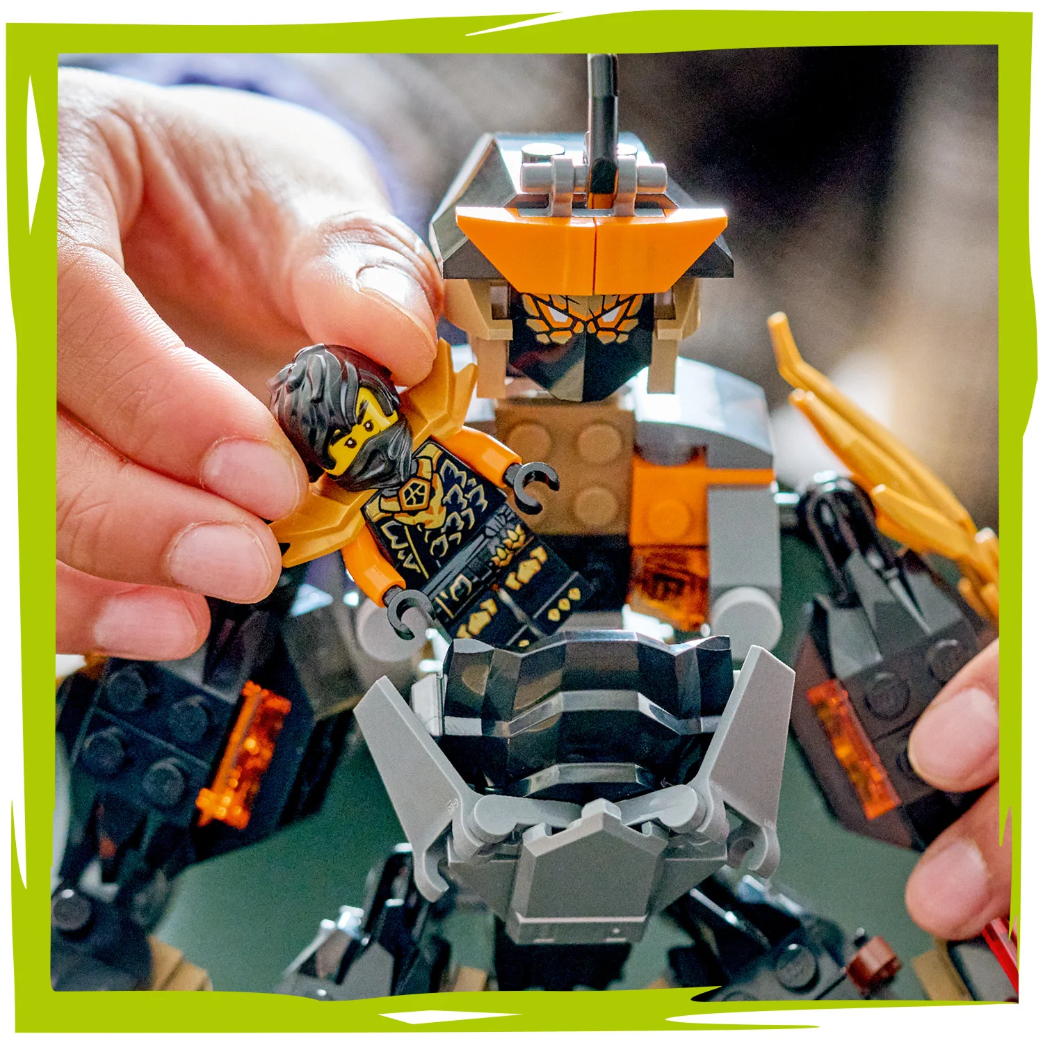 LEGO® NINJAGO® Cole’s Mission Mech & Dragon Zane